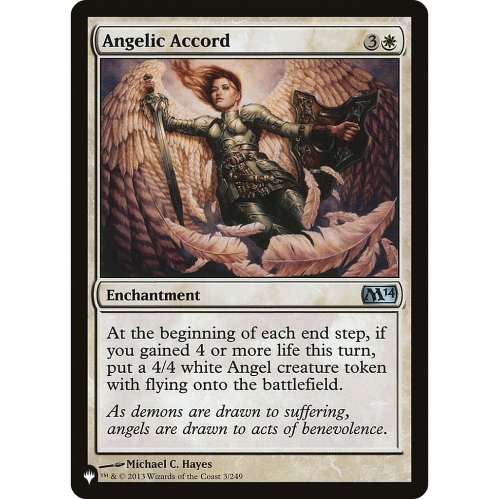 Angelic Accord (PLST-M14-3) - Single