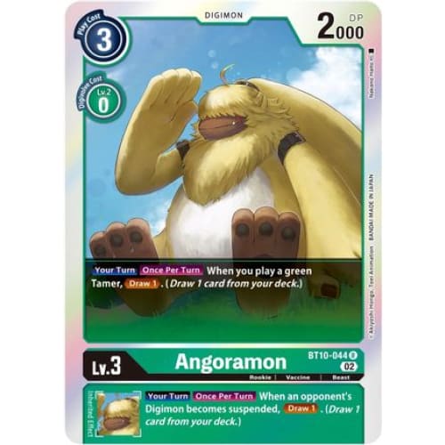 Angoramon - BT10-044 - Rare Foil - Single