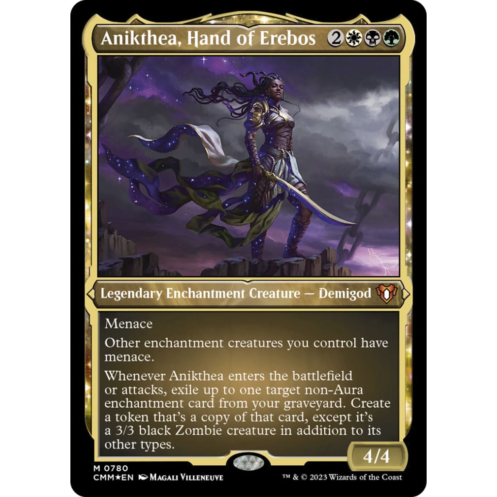Anikthea Hand of Erebos (CMM-780): (nyxtouched) Etched Foil