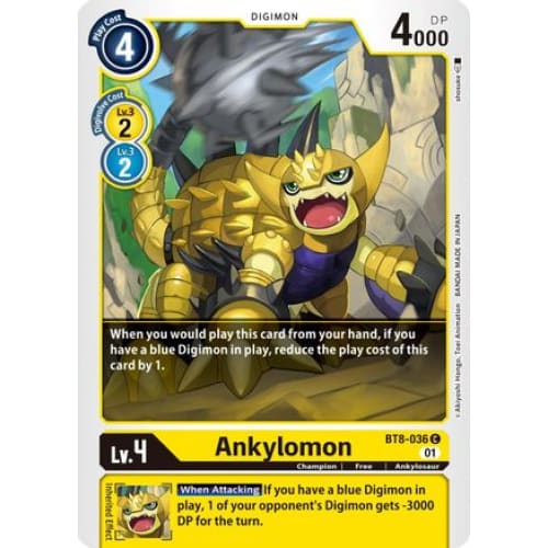 Ankylomon - BT8-036 - Common - Single
