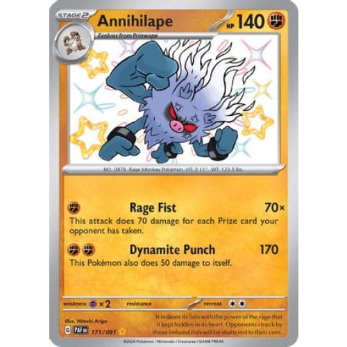 Annihilape (171) Shiny Rare Holofoil - Single