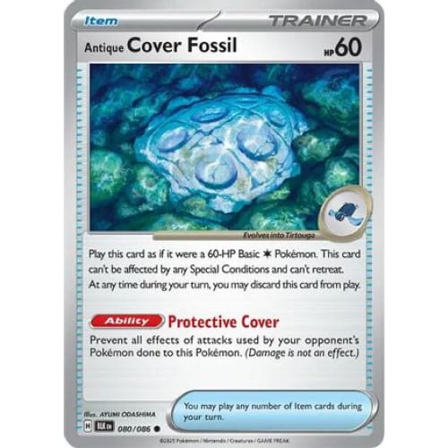 Antique Cover Fossil (80) Common - Single