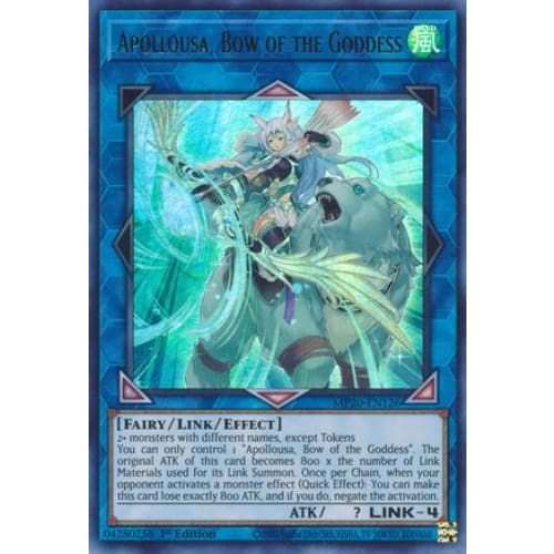 Apollousa Bow of the Goddess (MP20-EN126) Ultra Rare 1st