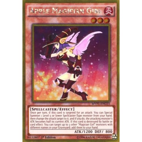 Apple Magician Girl - MVP1-ENG15 Gold Rare 1st Edition