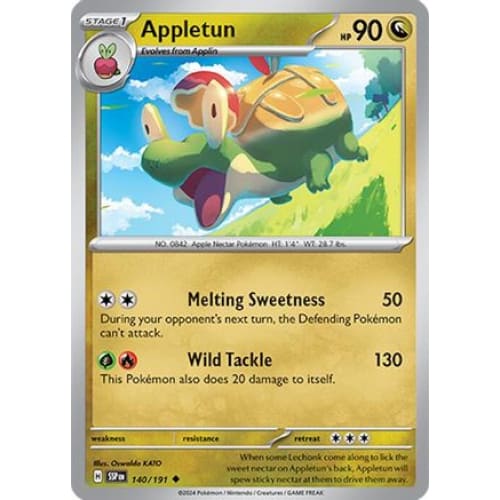 Appletun (140) Common Reverse Holofoil - Single