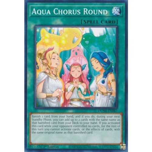 Aqua Chorus Round - DUNE-EN067 Common 1st Edition - Single