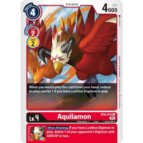 Aquilamon - BT8-010 - Common - Single