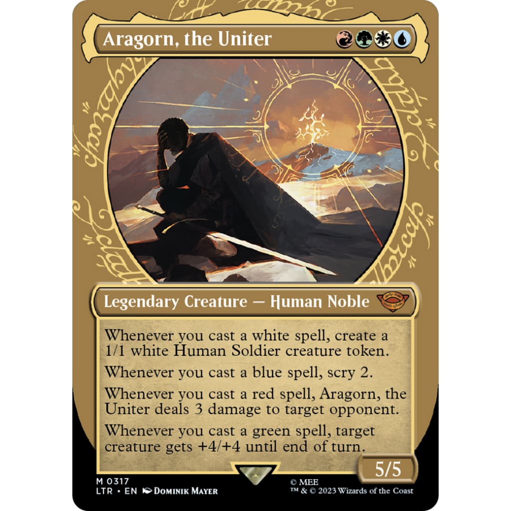Aragorn the Uniter (LTR-317): (Showcase) Foil - Single
