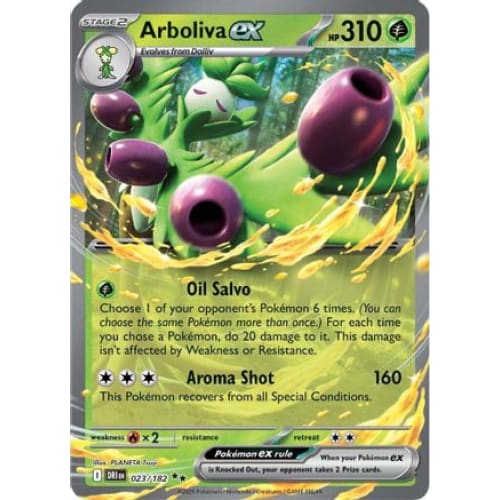Arboliva ex (23) Double Rare Holofoil - Single