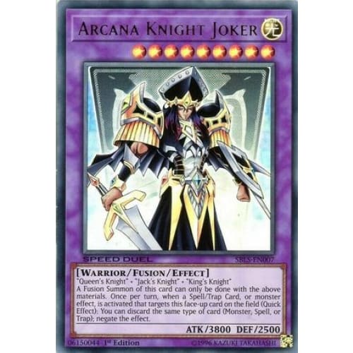 Arcana Knight Joker (SBLS-EN007) Ultra Rare 1st Edition