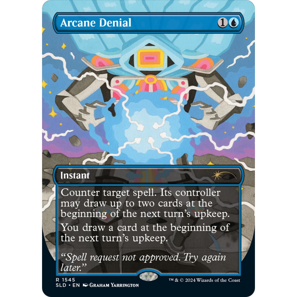 Arcane Denial (SLD-1545) (Borderless) - Single