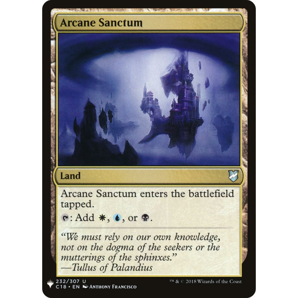 Arcane Sanctum (PLST-C18-232) - Single