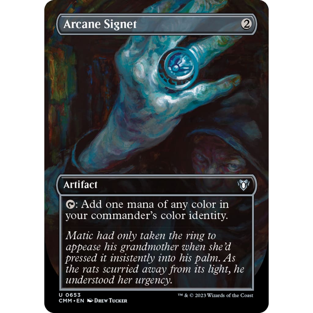 Arcane Signet (CMM-653) (Borderless) Foil - Single