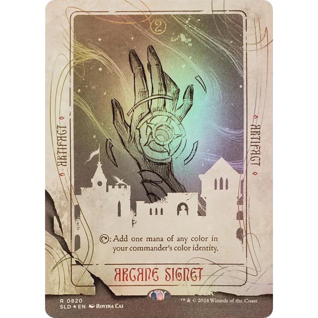 Arcane Signet (SLD-820★) (Borderless) Foil - Single