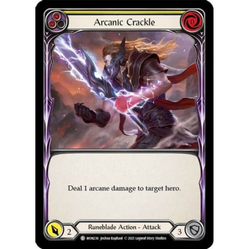 Arcanic Crackle (Yellow) (MONARCH) 1st Edition - Single