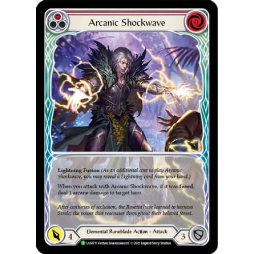Arcanic Shockwave (Red) (Extended Art) - LGS079 (FLESH