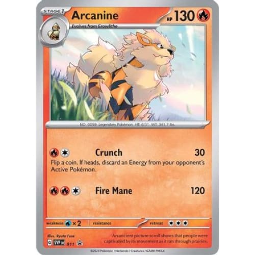 Arcanine (11) Promo Holofoil - Single