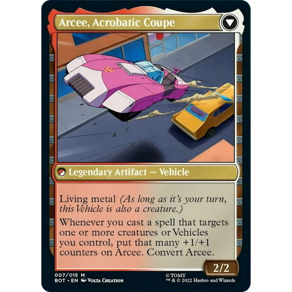 Arcee Sharpshooter // Acrobatic Coupe (BOT-007):