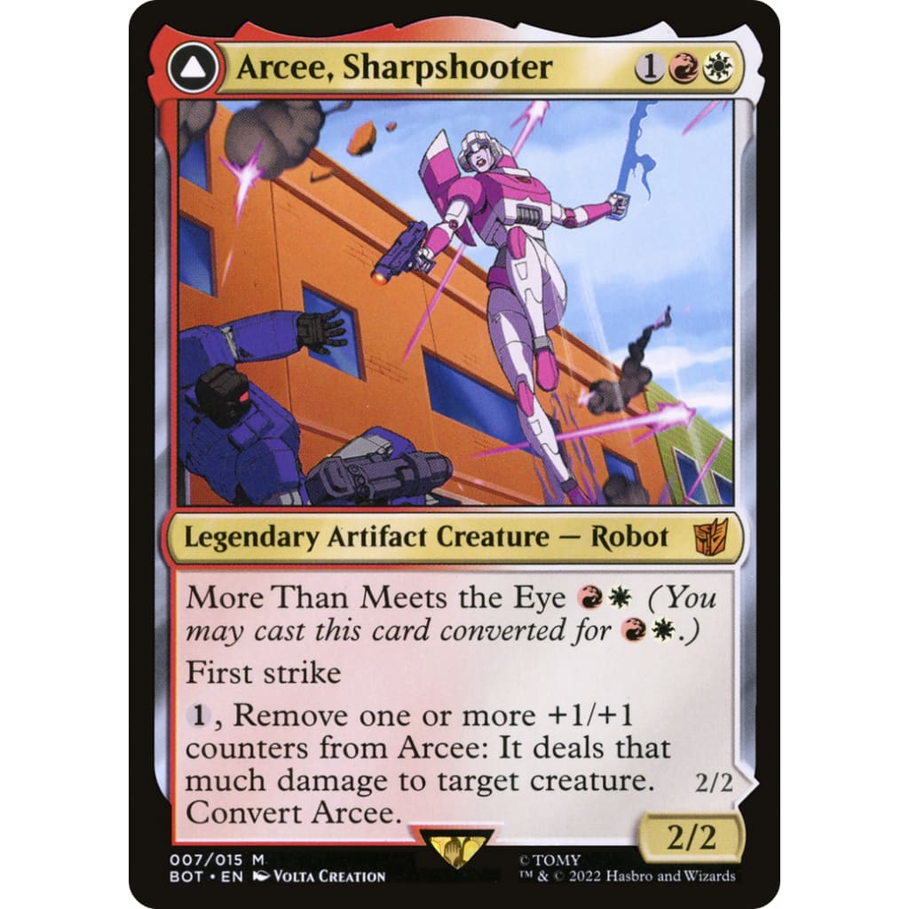 Arcee Sharpshooter // Acrobatic Coupe (BOT-007):