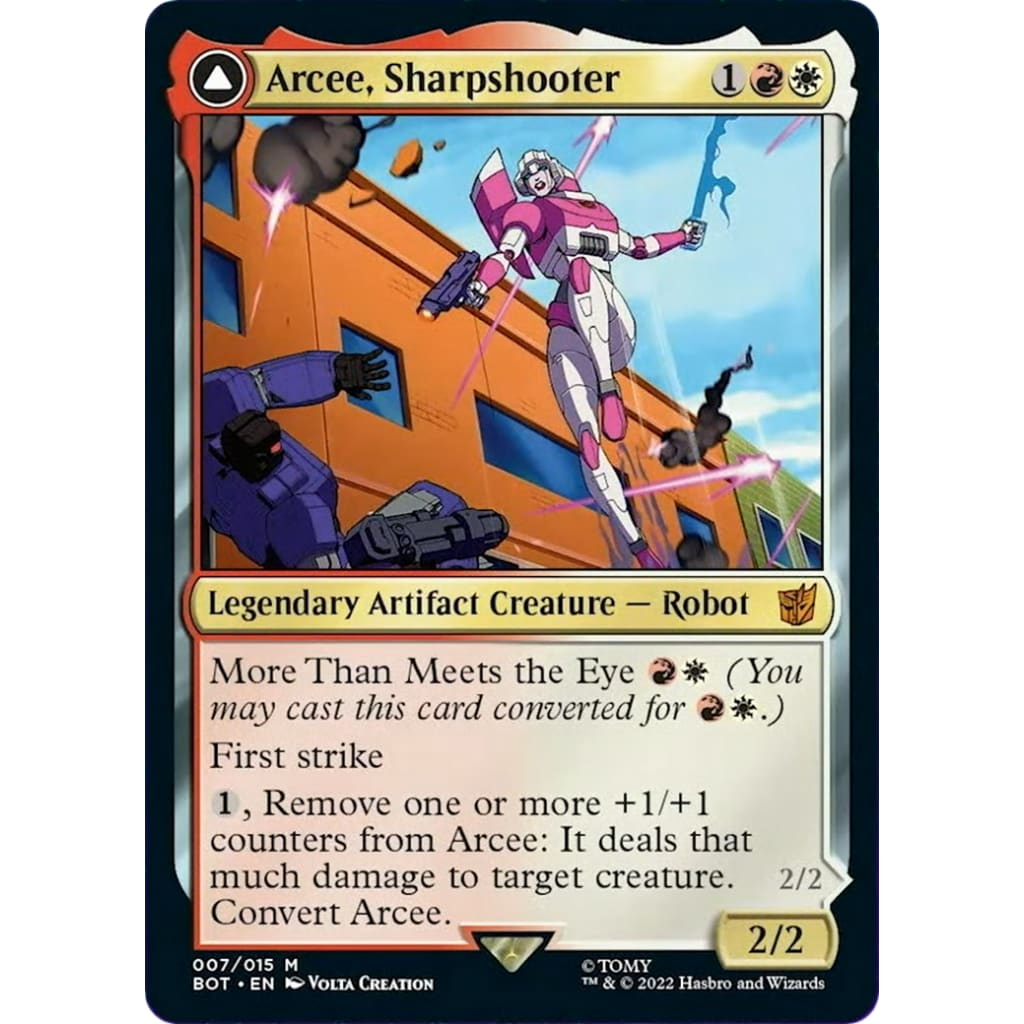 Arcee Sharpshooter // Acrobatic Coupe (BOT-007):