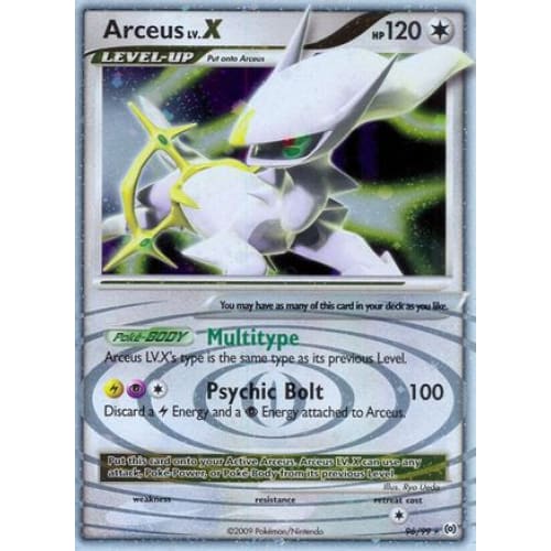 Arceus LV.X (096/099) Holo Rare Holofoil - Single