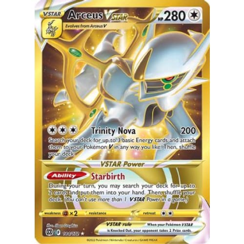 Arceus VSTAR (184/172) Secret Rare Holofoil - Single
