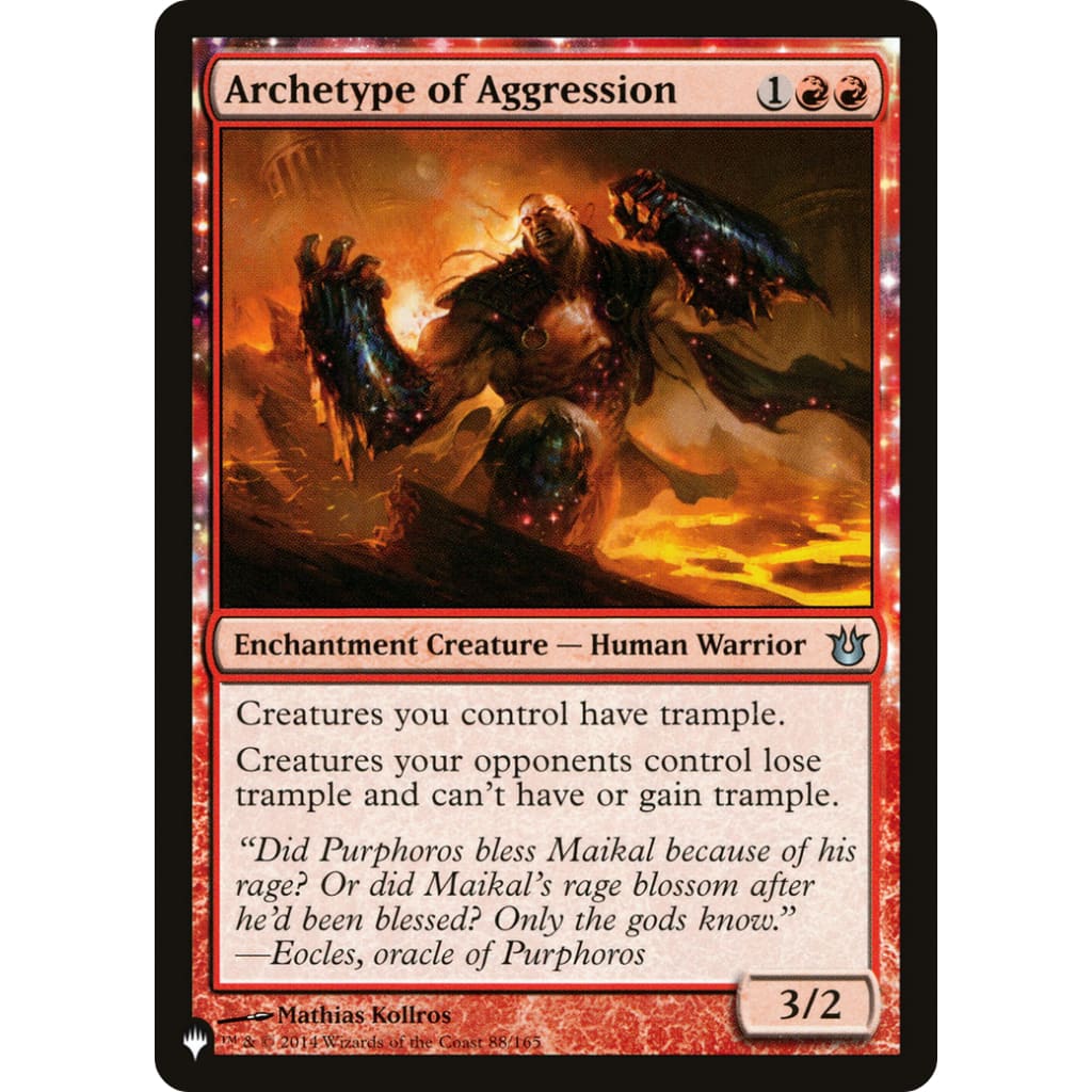 Archetype of Aggression (PLST-BNG-88): (nyxtouched) - Single