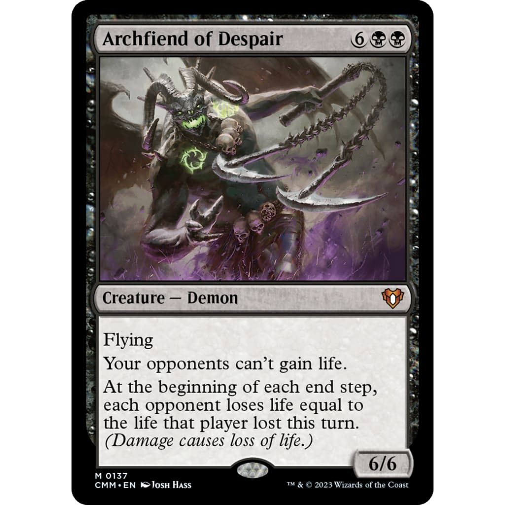 Archfiend of Despair (CMM-137) Foil - Single