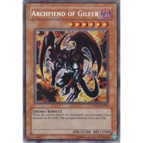 Archfiend of Gilfer (RP02-EN094) Secret Rare Unlimited