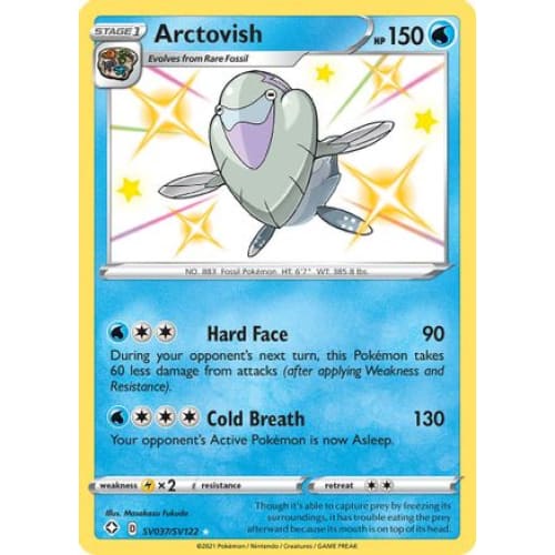 Arctovish (SV037/122) Rare Shiny Holofoil - Single