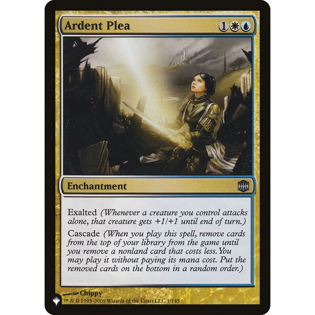 Ardent Plea (PLST-ARB-1) - Single