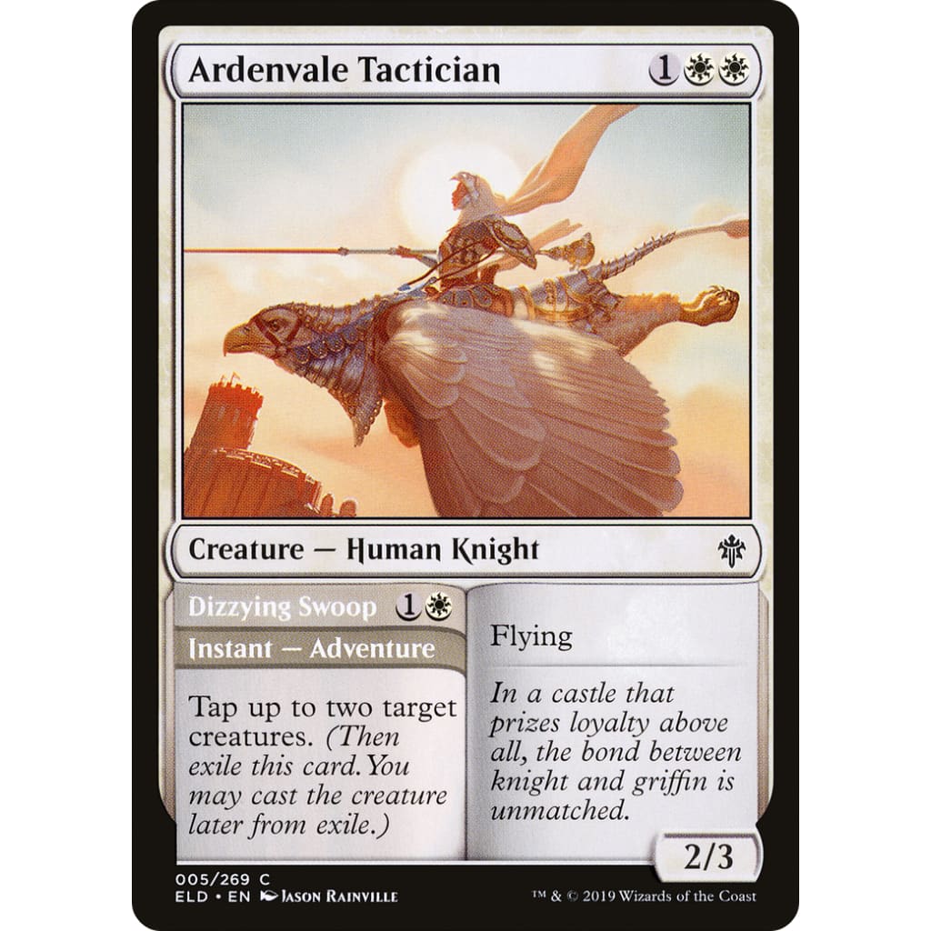 Ardenvale Tactician // Dizzying Swoop (ELD-005) Foil