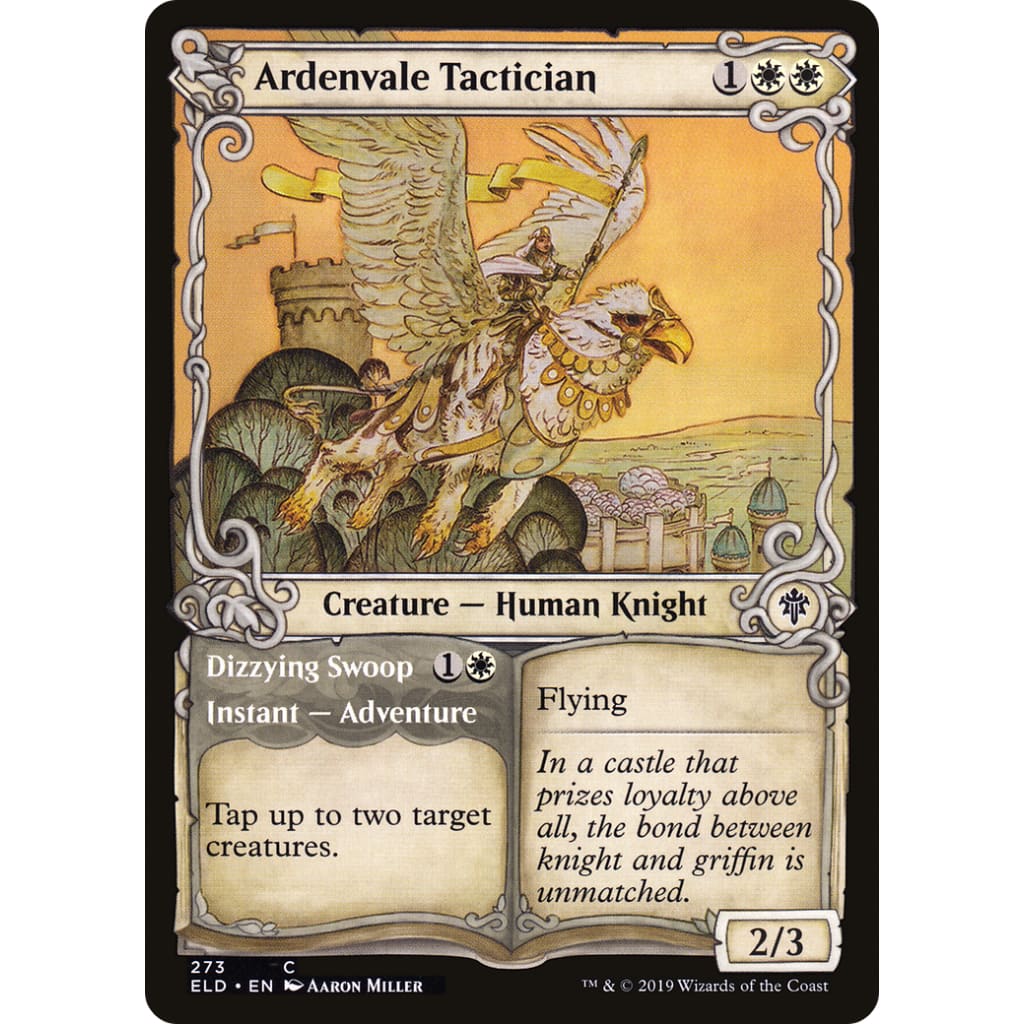 Ardenvale Tactician // Dizzying Swoop (ELD-273): (Showcase)