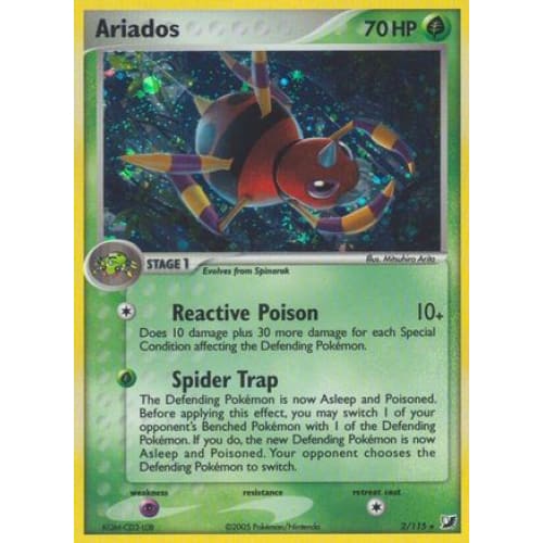Ariados (002/115) Holo Rare Reverse Holofoil - Single