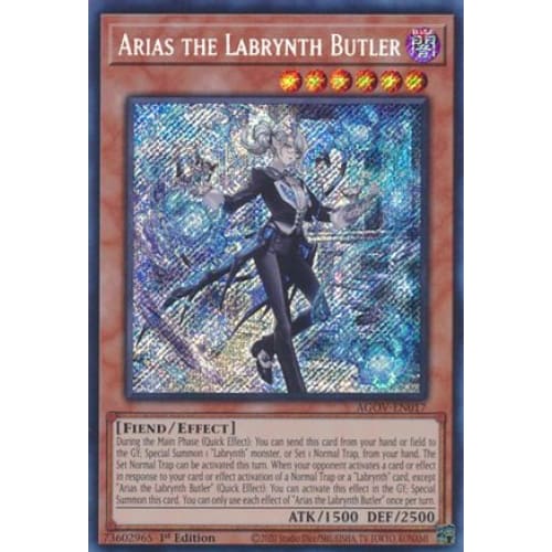 Arias the Labrynth Butler - AGOV-EN017 Secret Rare 1st