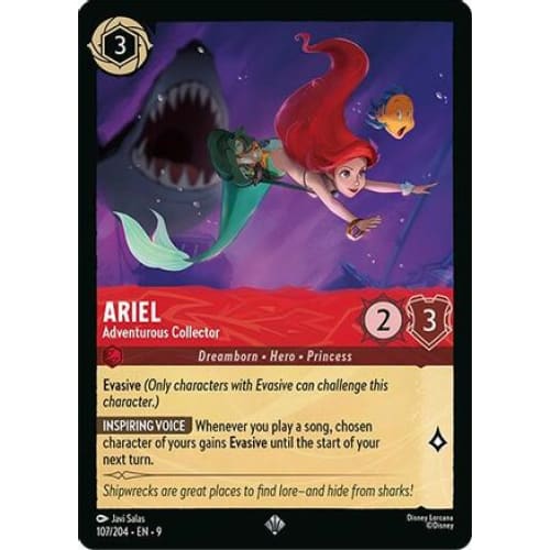 Ariel - Adventurous Collector (107/204) - Fabled - Single