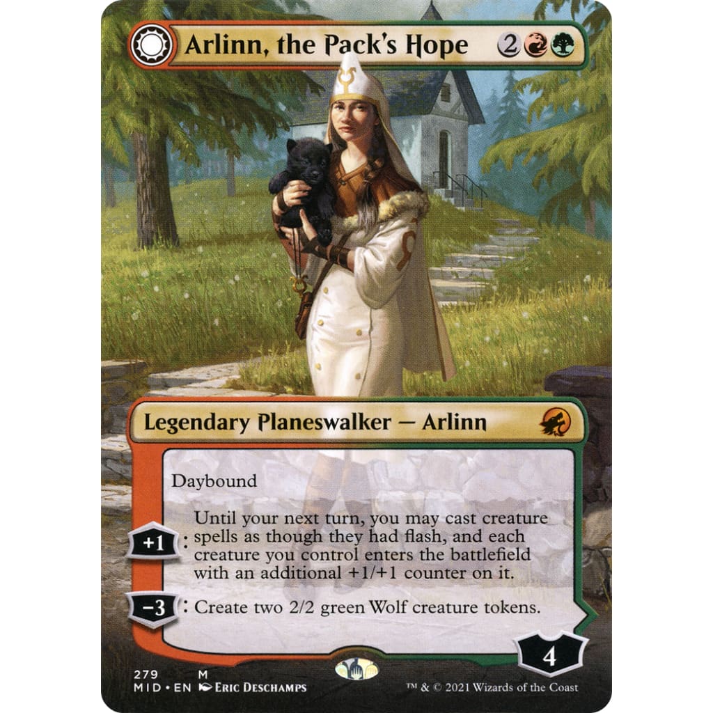 Arlinn the Pack’s Hope // Moon’s Fury (MID-279): (Double