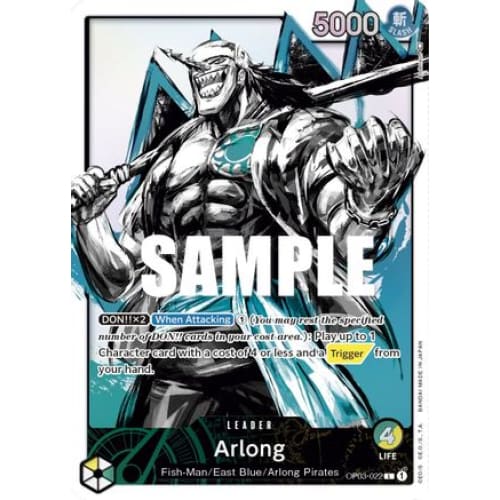 Arlong (Alternate Art) OP03-022 L Pillars of Strength Foil