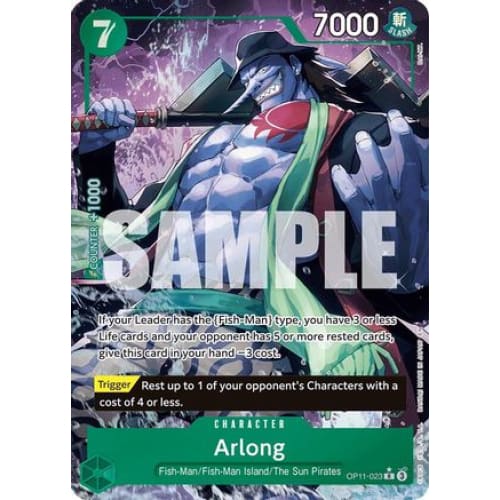 Arlong (Alternate Art) OP11-023 R A Fist of Divine Speed