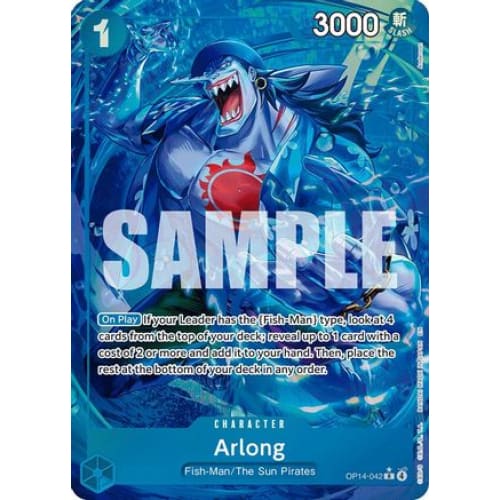Arlong - (Alternate Art) OP14-042 C The Azure Sea’s Seven