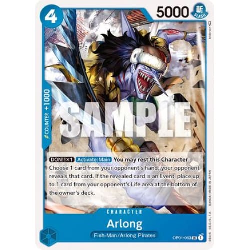Arlong OP01-063 UC Romance Dawn - Single