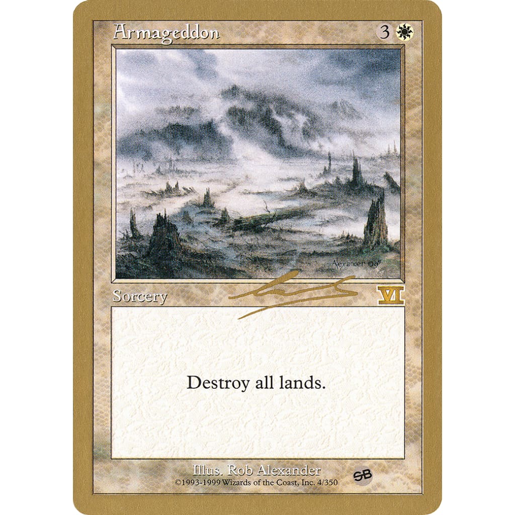 Armageddon (WC00-NL4SB) - Single