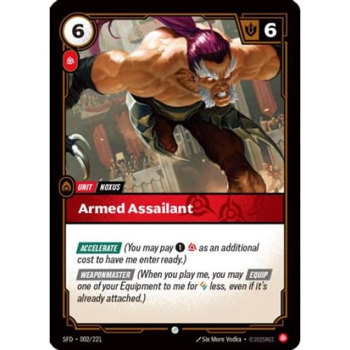 Armed Assailant (002/221) - Spiritforged - Single