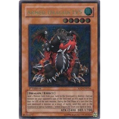 Armed Dragon LV5 (UTR) (SOD-EN014) Ultimate Rare Unlimited