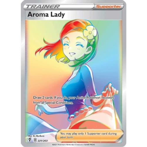 Aroma Lady (221/203) Holo Rare Holofoil - Single