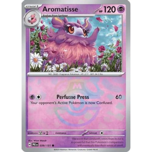 Aromatisse (Master Ball Pattern) (39) Common Holofoil