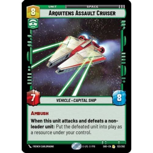 Arquitens Assault Cruiser (122/262) - Shadows of the Galaxy