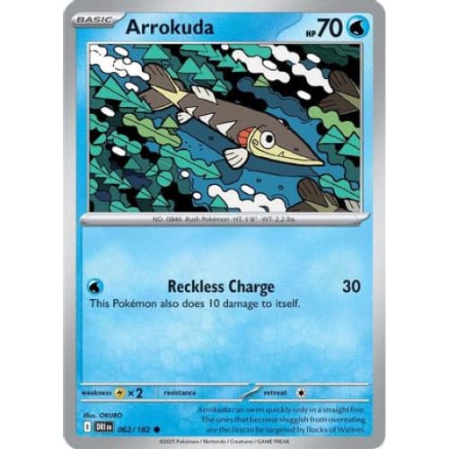 Arrokuda (62) Common Reverse Holofoil - Single