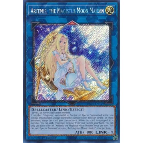 Artemis the Magistus Moon Maiden (Platinum Secret Rare)