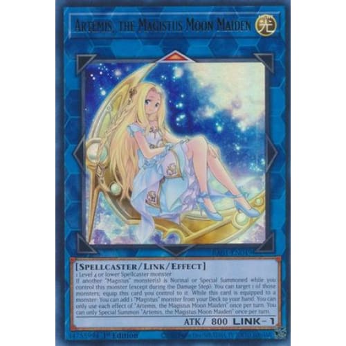 Artemis the Magistus Moon Maiden (UR) - RA01-EN049 Ultra